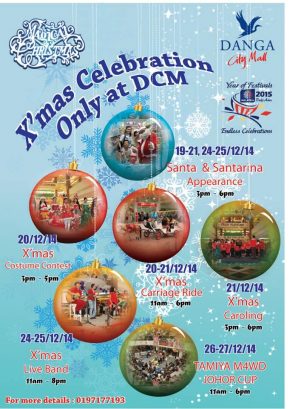 X’mas Celebration Only at DCM, Johor Bahru