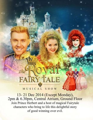 The Royal Fairy Tale Musical Show at Gurney Plaza, Penang