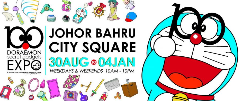 100 Doraemon Secret Gadgets Expo at Johor Bahru City Square