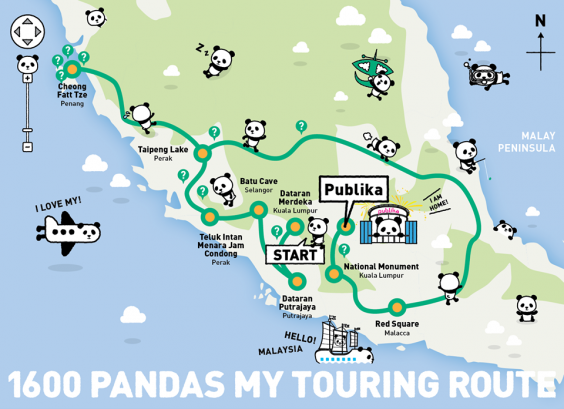 1600 Pandas World Tour in Malaysia