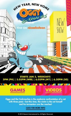 Oggy and the Cockroaches Make Nickelodeon Its New Home in 2015