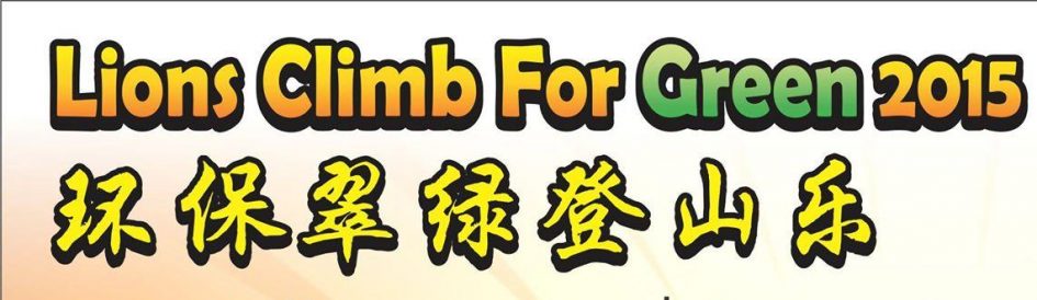 Lions Climb For Green 2015