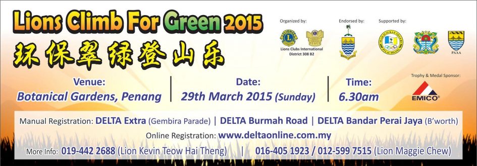 Lions Climb For Green 2015