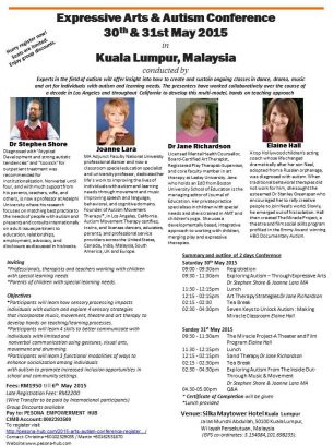 Expressive Arts & Autism Conference