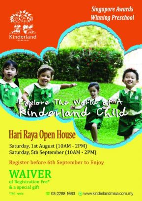 Kinderland Bangsar Hari Raya Open House – August 2015