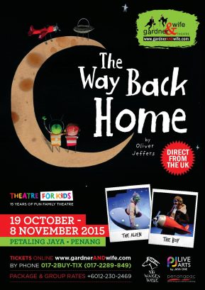 The Way Back Home by Oliver Jeffers @ PJ Live Arts, Jaya One