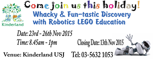 Kinderland USJ – School Holiday Programme