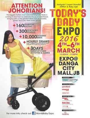 Today’s Baby Expo 2016 – Danga City Mall, JB