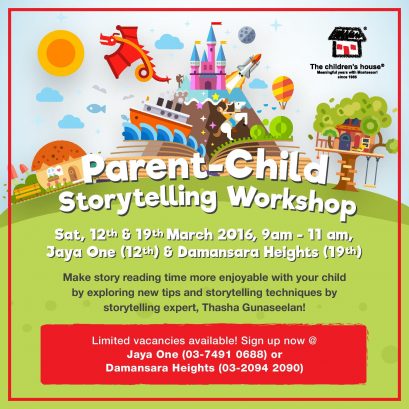 Parent-Child Storytelling Workshop @ The children’s house, 5 Batai