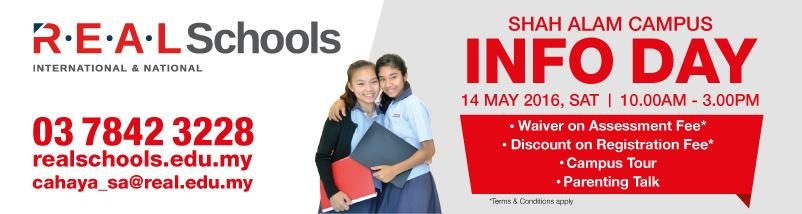 R.E.A.L Schools Info Day @ Shah Alam Campus
