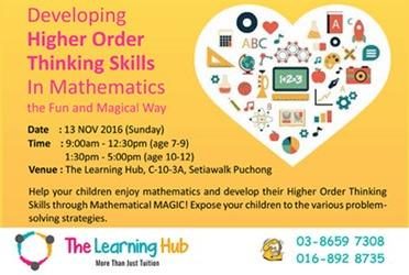 Developing Higher Order Thinking Skills In Mathematics