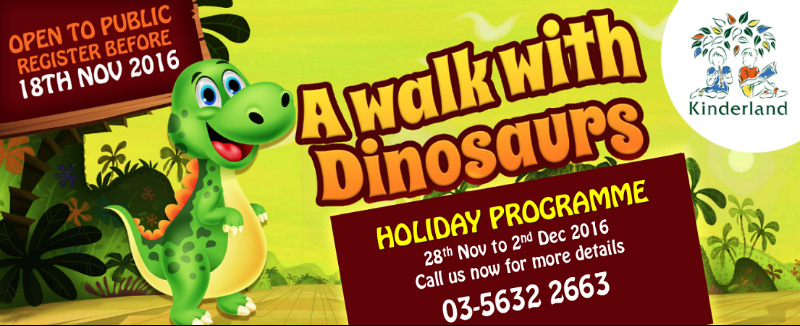 A Walk With Dinosaur – Holiday Programme