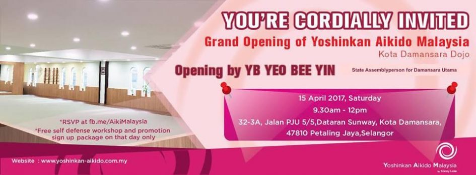 Yoshinkan Aikido Martial Art School Grand Opening