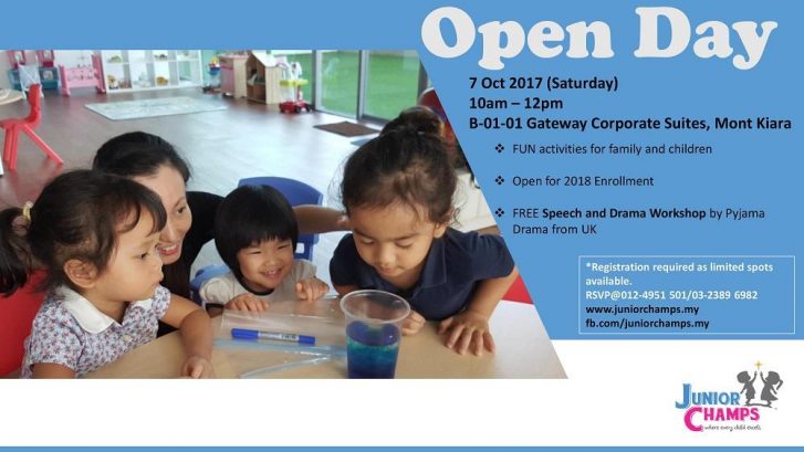 Junior Champs Open Day