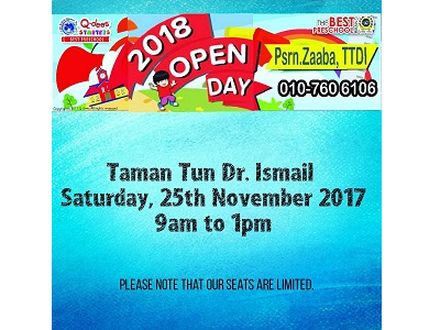 Q-dees Taman Tun Dr Ismail Open Day