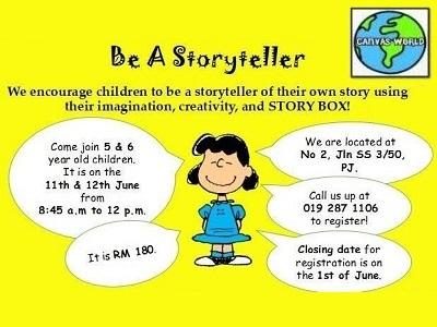 Be A Storyteller @ Canvas World, Petaling Jaya