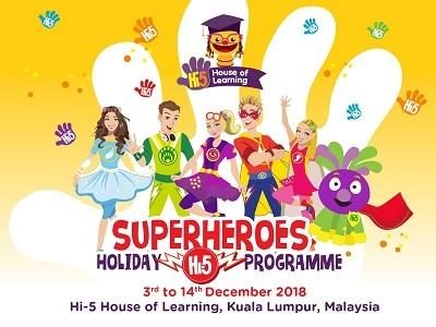 Hi-5 House of Learning – Superheroes Holiday Programme