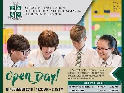 Open Day @ St Joseph’s Institution International School