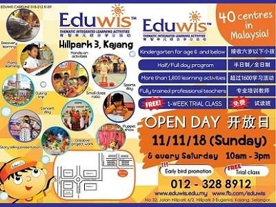 Open Day @ Eduwis Hillpark, Bandar Teknologi Kajang