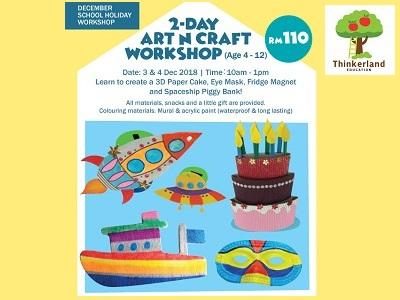 2-Day Art N Craft Workshop @ Thinkerland Education