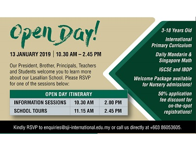 St Joseph’s Institution International School Malaysia Open Day