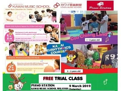 Free Music & Movement Trial Class @ Piano Station Kawai Music School