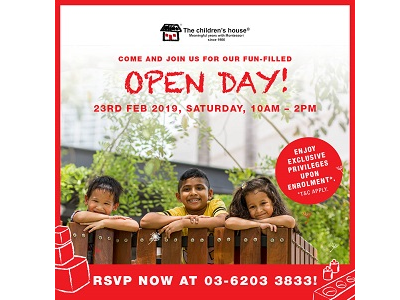 The children’s house Open Day at TCH TTDI, Ara Damansara and Bruas