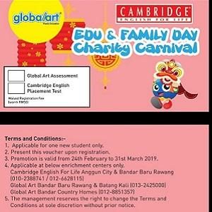 Edu & Family Day Charity Carnival by Cambridge English for Life and Global Art