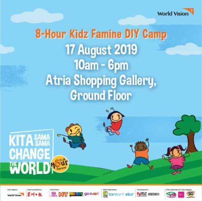 8-Hour Kidz Famine DIY Camp @ Atria Shopping Gallery