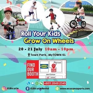 Roll Your Kids; Grow on Wheels @ Ecocana Sports, MyTown Shopping Centre