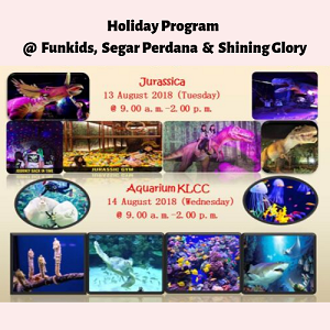 August Holiday Program @ FunKids and Shining Glory Kindergartens, Segar Perdana