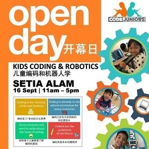 Open Day @ CodeJuniors Setia Alam