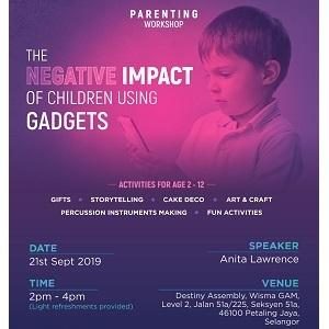 The Negative Impact of Children Using Gadgets (Parenting Workshop)