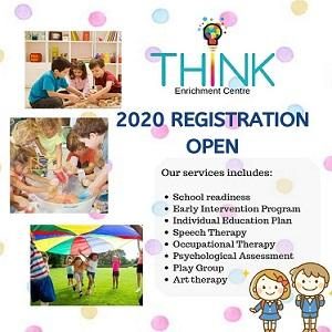 2020 Registration Open @Think Enrichment Centre, Plaza Arkadia Desa ParkCity