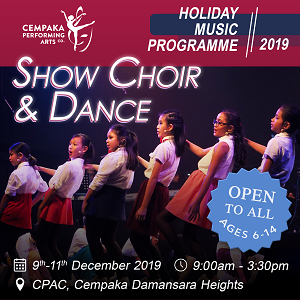 Show Choir & Dance Holiday Programme @ Cempaka Performing Arts Company, Damansara