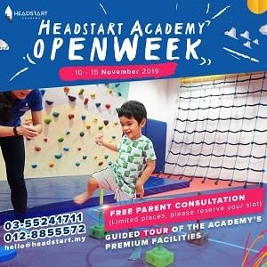 Open Week @ Headstart Academy, Shah Alam