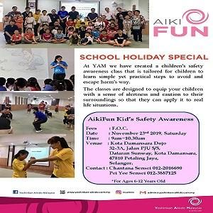 AikiFun Kid’s Safety Awareness @ Yoshinkan Aikido Malaysia, Kota Damansara