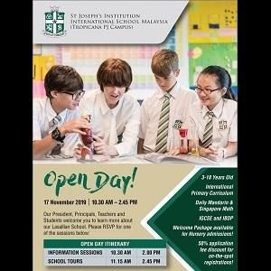 Open Day @ St Joseph’s Institution International School, Tropicana PJ Campus