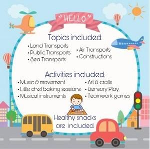 Transportation Holiday Program @ Baby Playhouse, Setia Alam
