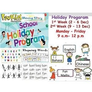 December Holiday Program @ Funkids Kindergarten, Taman Segar Perdana