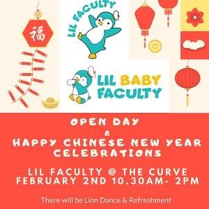 Open Day & Happy Chinese New Year Celebration @ Lil Faculty, The Curve