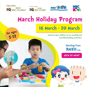 March Holiday Program @ 3Q MRC Junior Menglembu Ipoh (Tadika Junior Mahir)