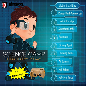Science Camp School Holiday Program @ Kidskool, Seri Kembangan