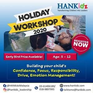 2020 HANKidz School Holiday Workshop (5-12 y/o) @ HANKidz Academy, Kota Damansara