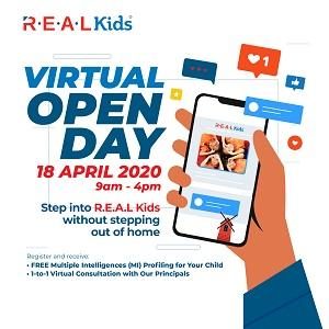 R.E.A.L Kids Virtual Open Day @ R.E.A.L Kids