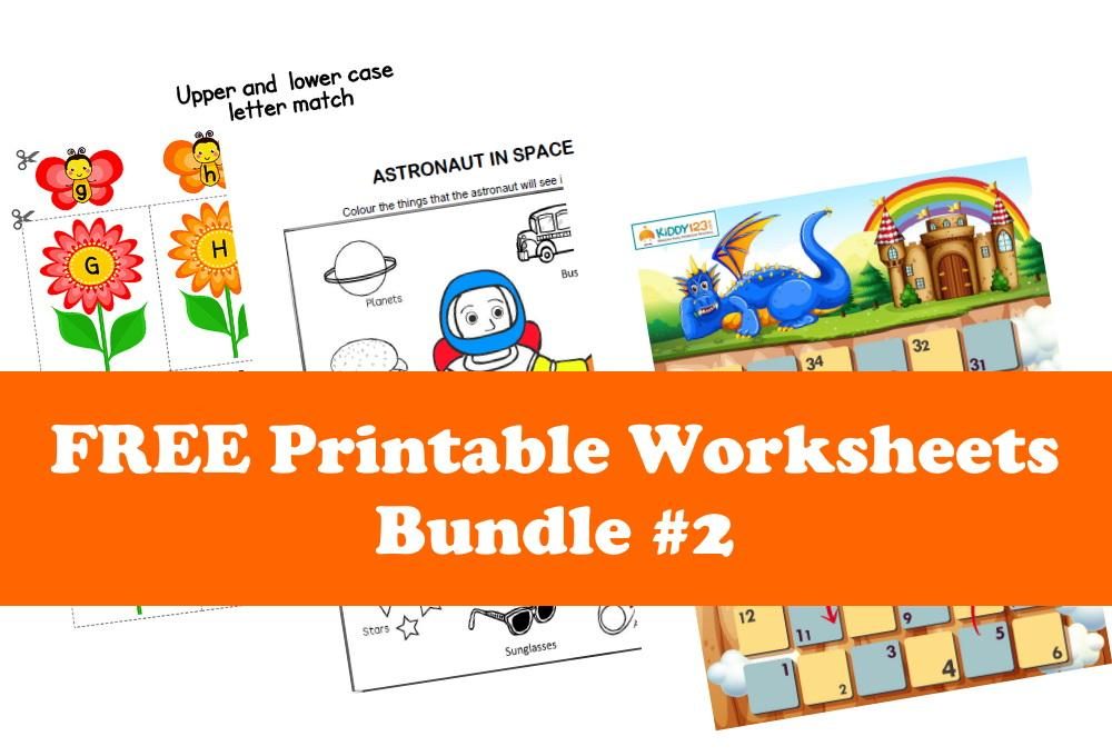 FREE Printable Worksheets for Kids | Bundle #2