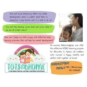 Tots@Home Virtual Learning Lessons by Babytot@play