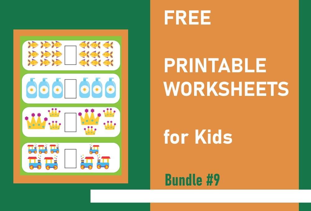 FREE Printable Worksheets for Kids | Bundle #9