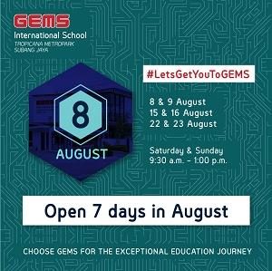 Open Weekend @ GEMS International School, Tropicana Metropark, Subang Jaya