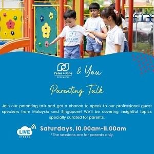 Parenting Talk @ Peter & Jane Kindergarten